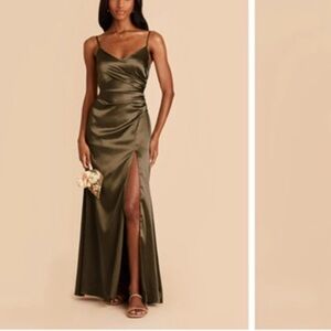 Birdy Grey Olive Satin Dress
